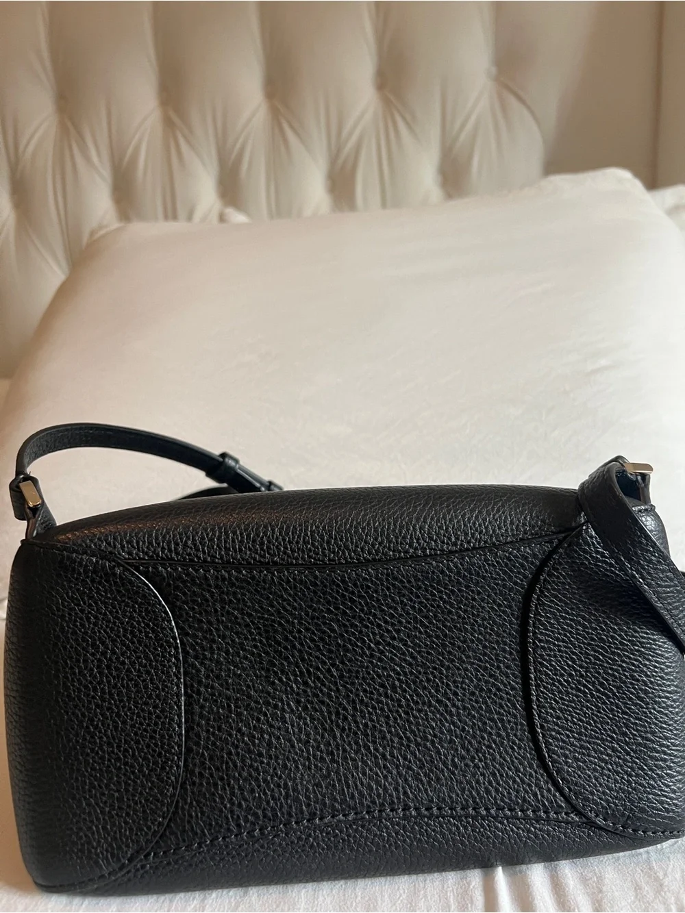 Kate Spade Black Pebbled Leather Backpack & Wallet Set